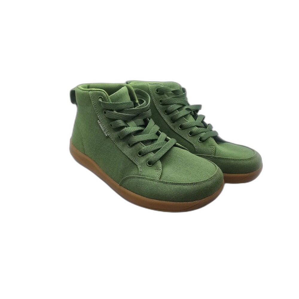Hobibear Maple Barefoot High Top Sneakers Wide Toe Box Canvas Zero Drop